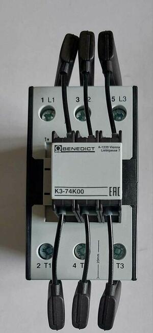Stycznik k3-74k00 400 Benedict 75kVAr Kondensatorowy 3p 50Hz