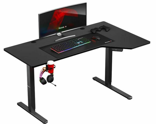 Biurko gamingowe elektryczne Huzaro Hero 9.1 nowe