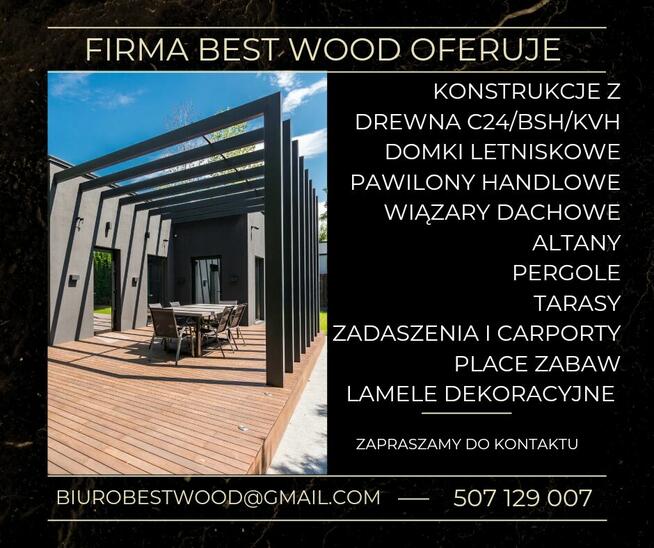 Nowoczesna altana ogrodowa