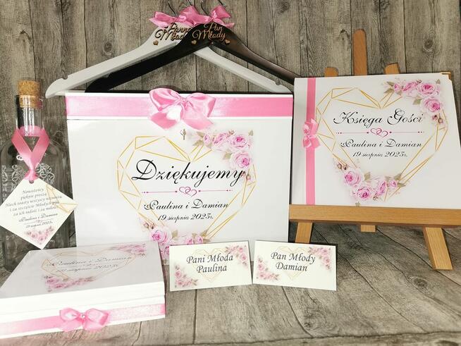 Zaproszenia ślubne dodatki na ślub wesele papeteria,