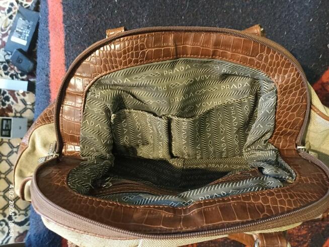 PIEKNA Torebka PRADA MILANO DAL 1913=ORYGINAŁ