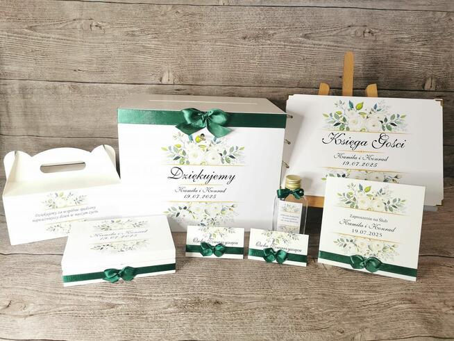 Zaproszenia ślubne dodatki na ślub wesele papeteria,