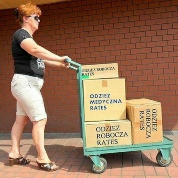 Fartuchy robocze Firmy Rates.pl tel.513737979 www.rates.pl