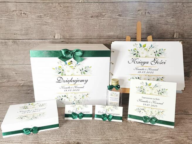Zaproszenia ślubne dodatki na ślub wesele papeteria,