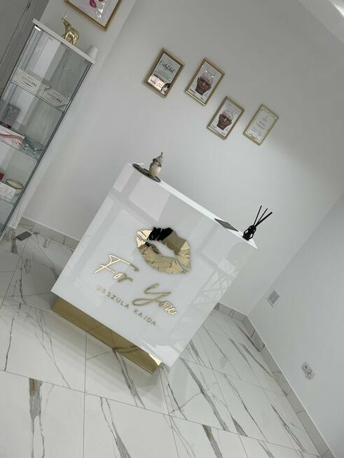 Lady recepcyjne biurka meble do salonów kosmetycznych