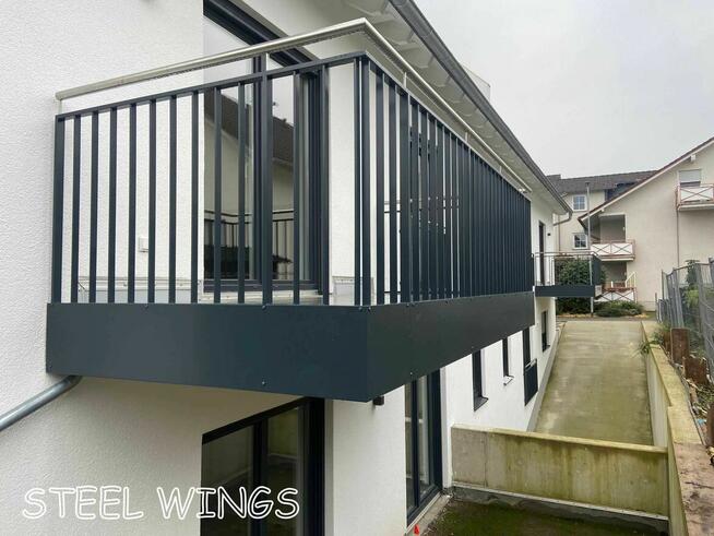 Balustrady, schody, zadaszenia, bramy ze stali nierdzewnej