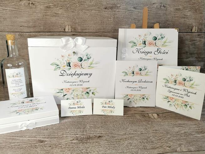 Zaproszenia ślubne dodatki na ślub wesele papeteria,