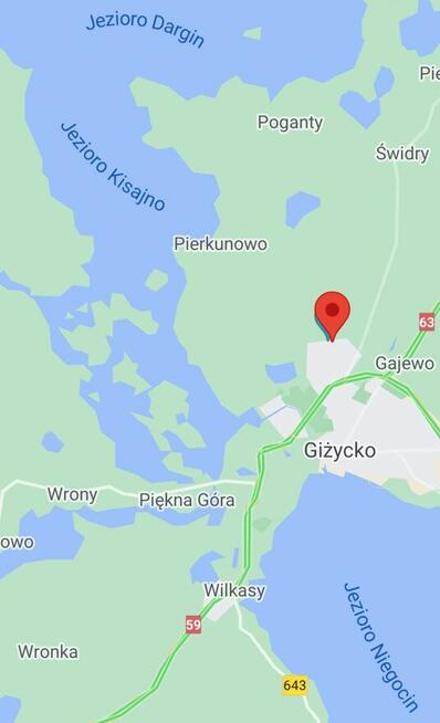 Działka z budynkiem gospodarczym, Antonowo k/Giżycka