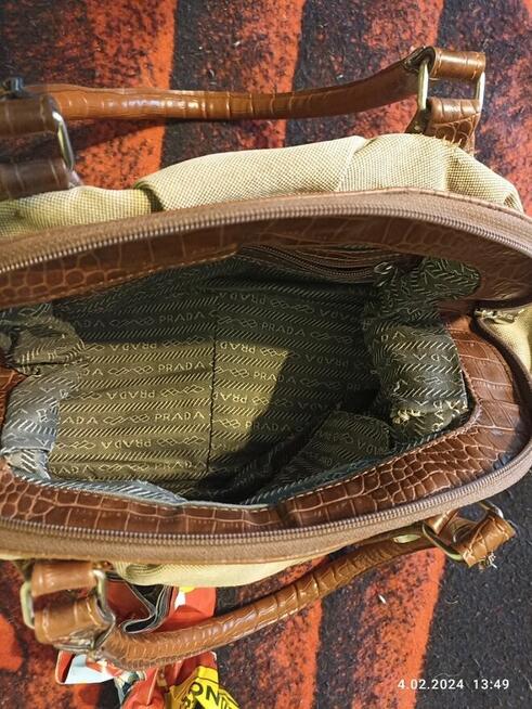 PIEKNA Torebka PRADA MILANO DAL 1913=ORYGINAŁ