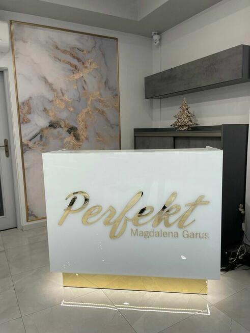 Lady recepcyjne biurka meble do salonów kosmetycznych