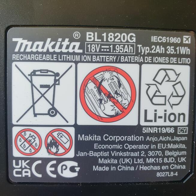 Wkrętarka Makita nowa 18 V