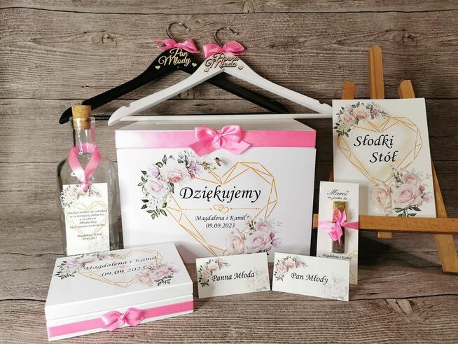 Zaproszenia ślubne dodatki na ślub wesele papeteria,