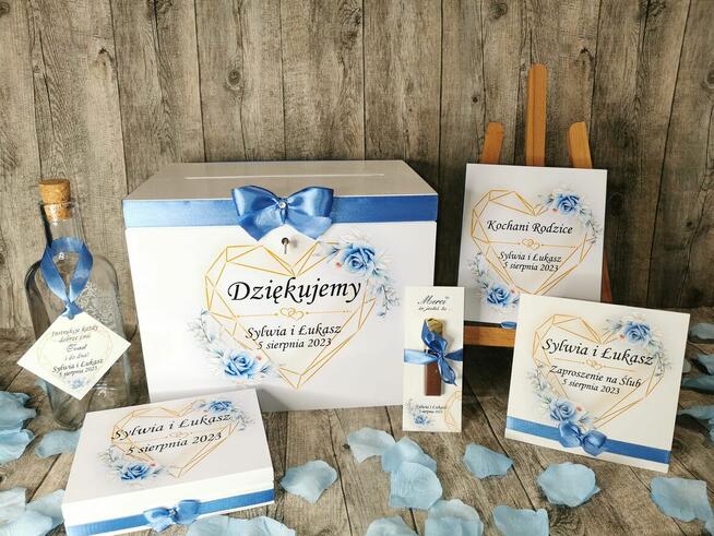 Zaproszenia ślubne dodatki na ślub wesele papeteria,