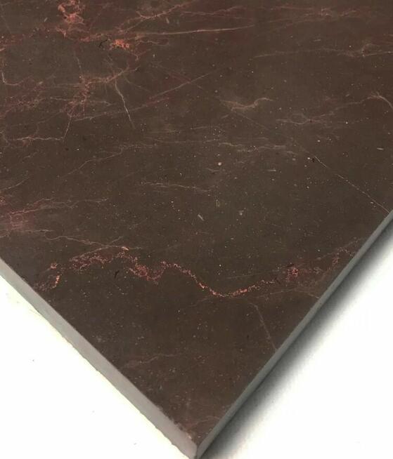 Duże płytki z marmuru Chocolate, szczotka