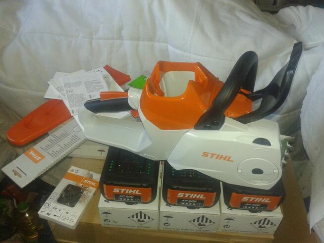 Nowa pilarka akumulatorowa STIHL MSA 200 C pila 3 aku AP