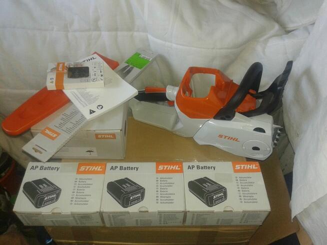 Nowa pilarka akumulatorowa STIHL MSA 200 C pila 3 aku AP