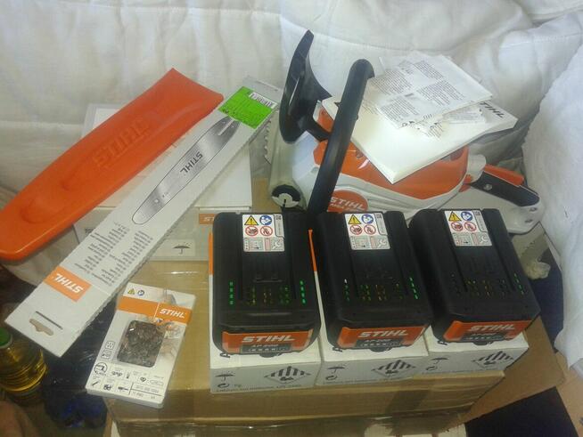 Nowa pilarka akumulatorowa STIHL MSA 200 C pila 3 aku AP