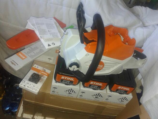 Nowa pilarka akumulatorowa STIHL MSA 200 C pila 3 aku AP