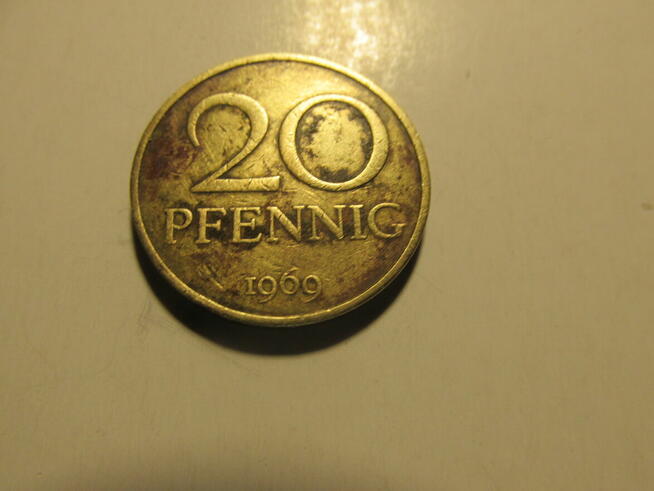 Moneta 20 Pfennig DDR