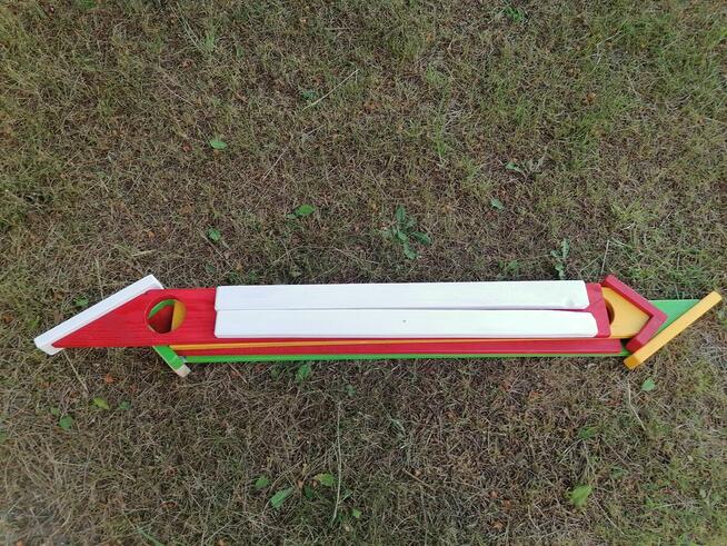 Płotek ogrodowy drewniany - ozdobny