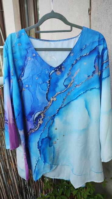 Ładna bluzka damska letnia - rozmiar 3XL