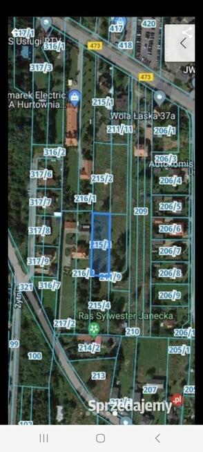 Działka budowlana Łask