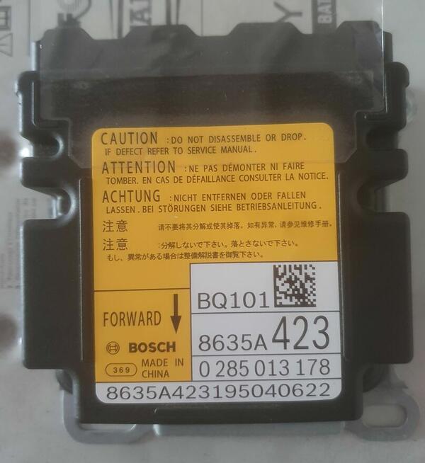 Naprawa modułu poduszek AIRBAG SRS kasowanie Crash Data