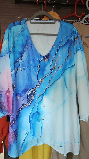 Ładna bluzka damska letnia - rozmiar 3XL