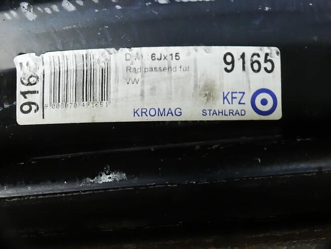 Felgi stalowe 6Jx15H2 ET 47 5x112 osadzenie 57mm x 4 szt.