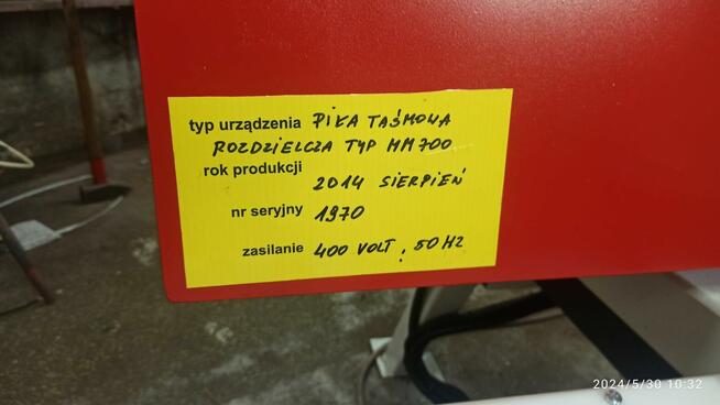 PIŁA TAŚMOWA MMM-700 lignum