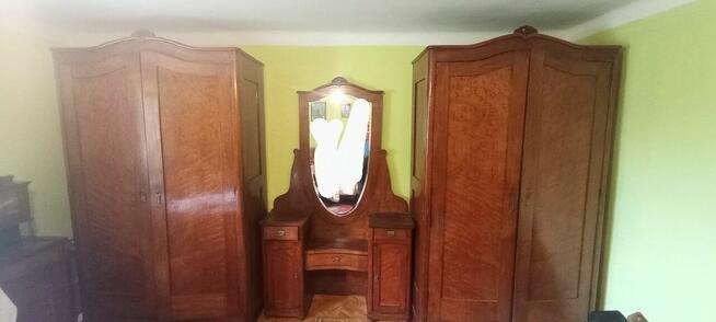 Zestaw starych mebli sypialnianych przedwojenne antyk