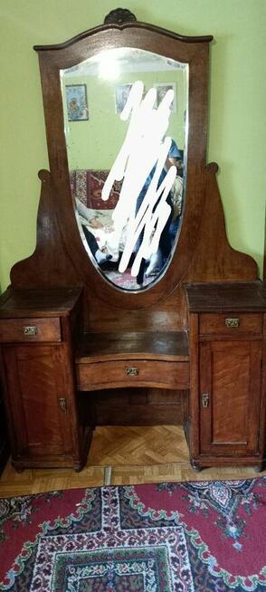 Zestaw starych mebli sypialnianych przedwojenne antyk