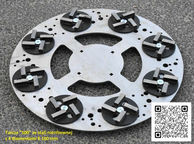 Zacieraczka Dekor z okrągłą osłoną + dysk. 5 lat gwarancji