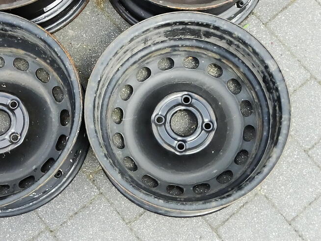 Felgi stalowe 6Jx15H2 ET37 4x108 osadzenie 57 mm.