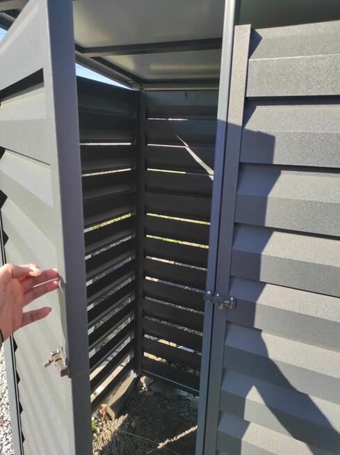 Atrakcyjna cena wiaty śmietnikowej profil/żaluzja