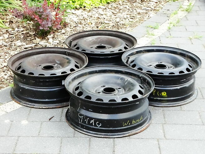 Felgi stalowe 6Jx15H2 ET37 4x108 osadzenie 57 mm.