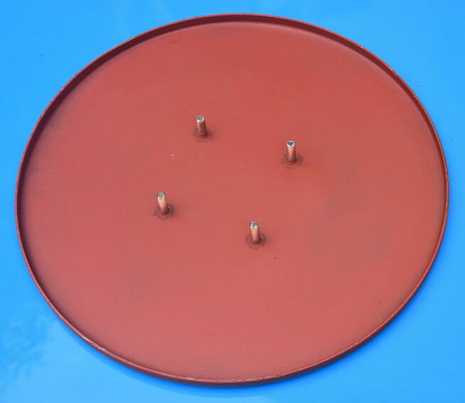 Dysk zacierający 40 cm/3mm z wyoblonym rantem