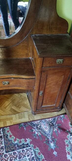 Zestaw starych mebli sypialnianych przedwojenne antyk