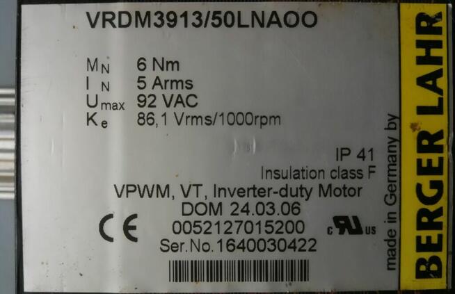 Silnik krokowy Berger Lahr VRDM3913/50LNBOO