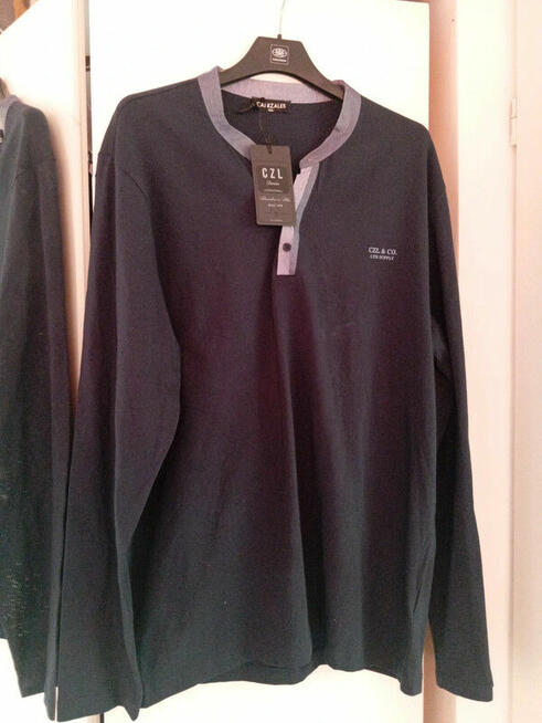 Bluza Koszula Męska Bawełna 5XL Canizales Plus Size Długi