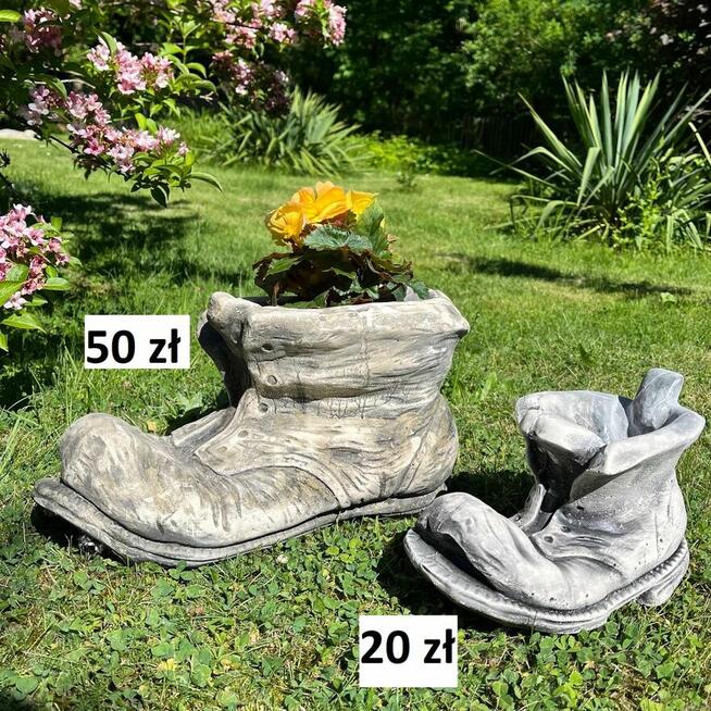 Doniczki ozdobne donica głowa skrzat krasnal dekoracja ogród