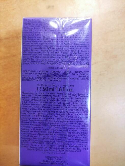 ORIFLAME Woda toaletowa Scope Across Space 50 ml, nowy zafol