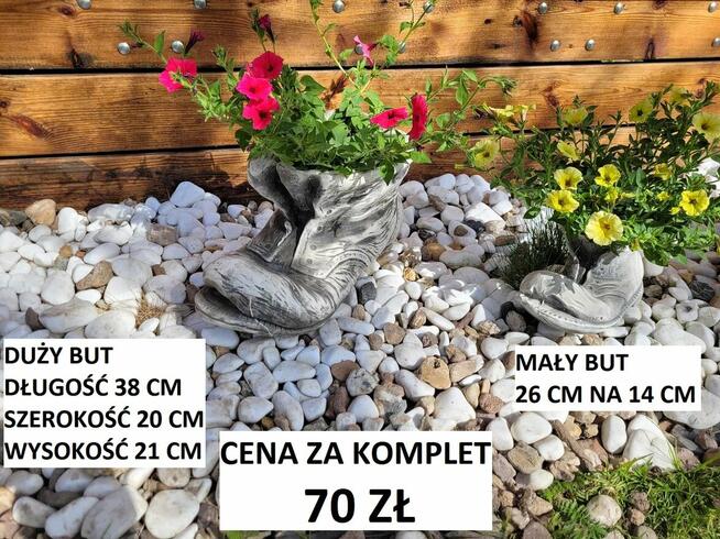 Doniczki ozdobne donica głowa skrzat krasnal dekoracja ogród