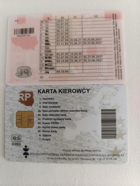 Szukam pracy w charakterze kierowca