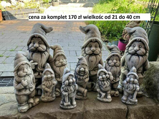 Doniczki ozdobne donica głowa skrzat krasnal dekoracja ogród