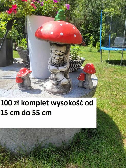 Doniczki ozdobne donica głowa skrzat krasnal dekoracja ogród