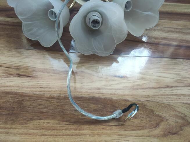 Lampa sufitowa złota żyrandol klasyczny