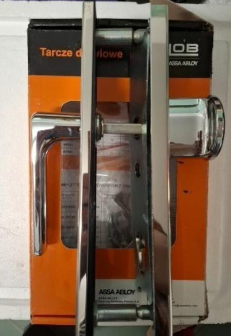 GAŁKO KLAMKA MR01 CHROM LOB ASSA ABLOY ATESTOWANA