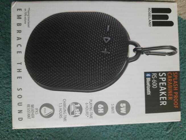 Słuchawki bluetooth i głośnik podwójny