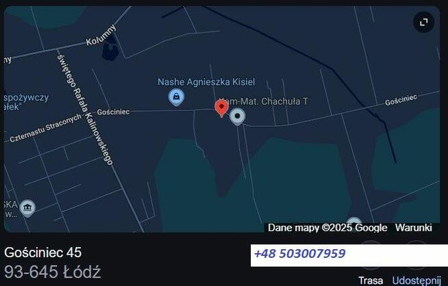 sprzedam działkę budowlaną Łódź Wiskitno ul Gościniec